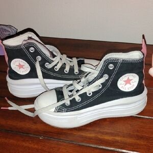 Converse Kids Black and White High-Top Sneakers